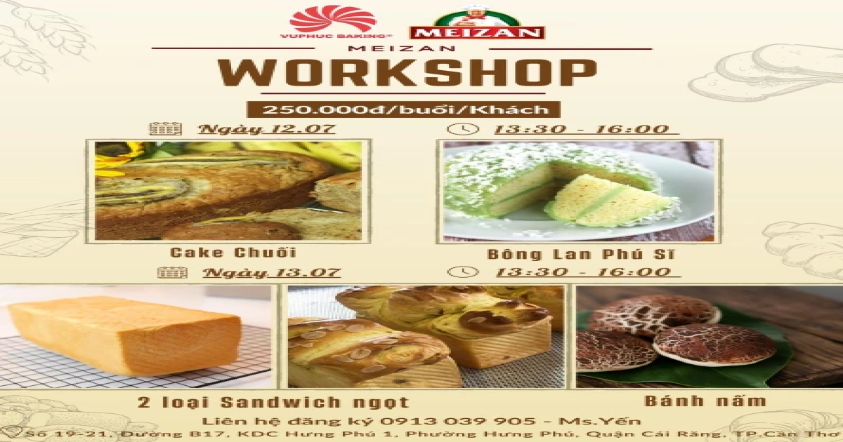 Kỹ thuật trang trí bánh với kem bơ - VBA Vũ Phúc