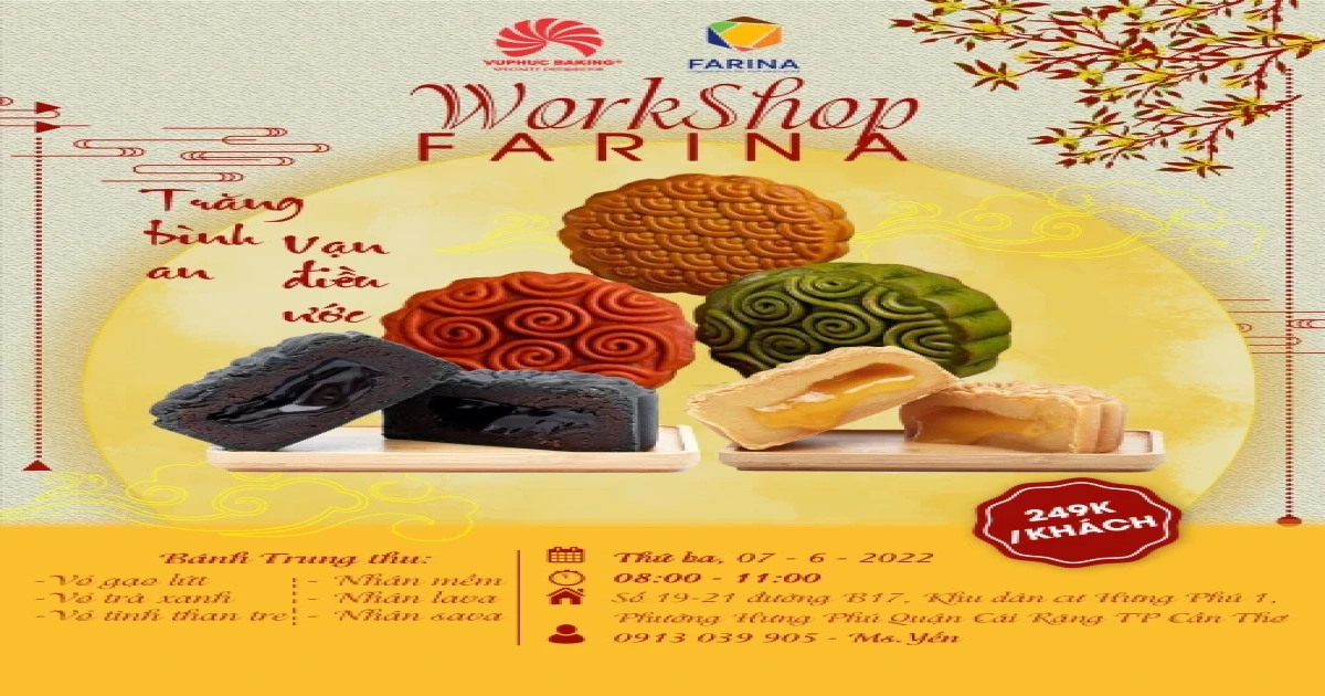 Workshop làm bánh Trung Thu – Xu hướng mới cho mùa Trăng năm nay